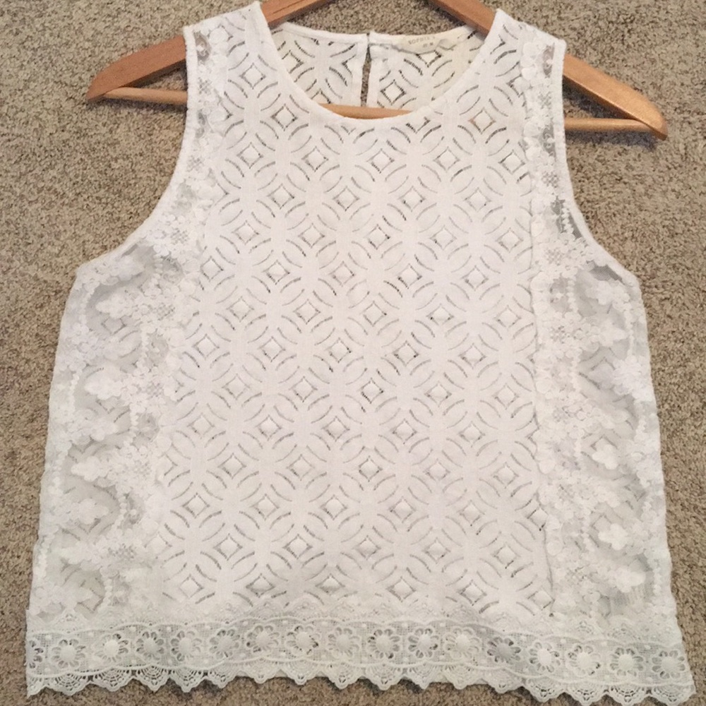 White Lace Blouse
